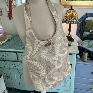 Handmade Brocade Cotton Tote Bag Purse Shoulder Bag Fully Lined VGUC